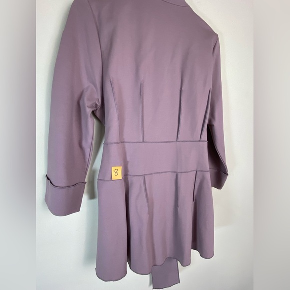 Luii Anthropologie Belted Full Zip Jacket Womens Size Medium High Neck - Picture 10 of 12